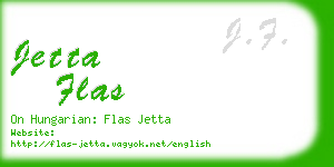 jetta flas business card